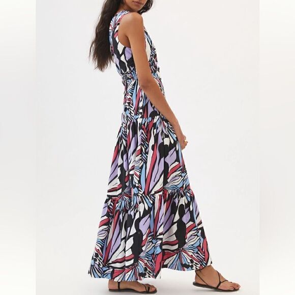 Maeve one shoulder printed maxi dress NWT - Picture 6 of 7